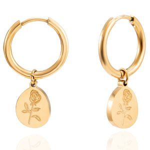 Earrings And Necklace Set 18K Gold Fashion Simple ZB1238823